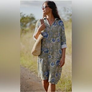 Rip Skirt | La Boheme Olive Travel Dress